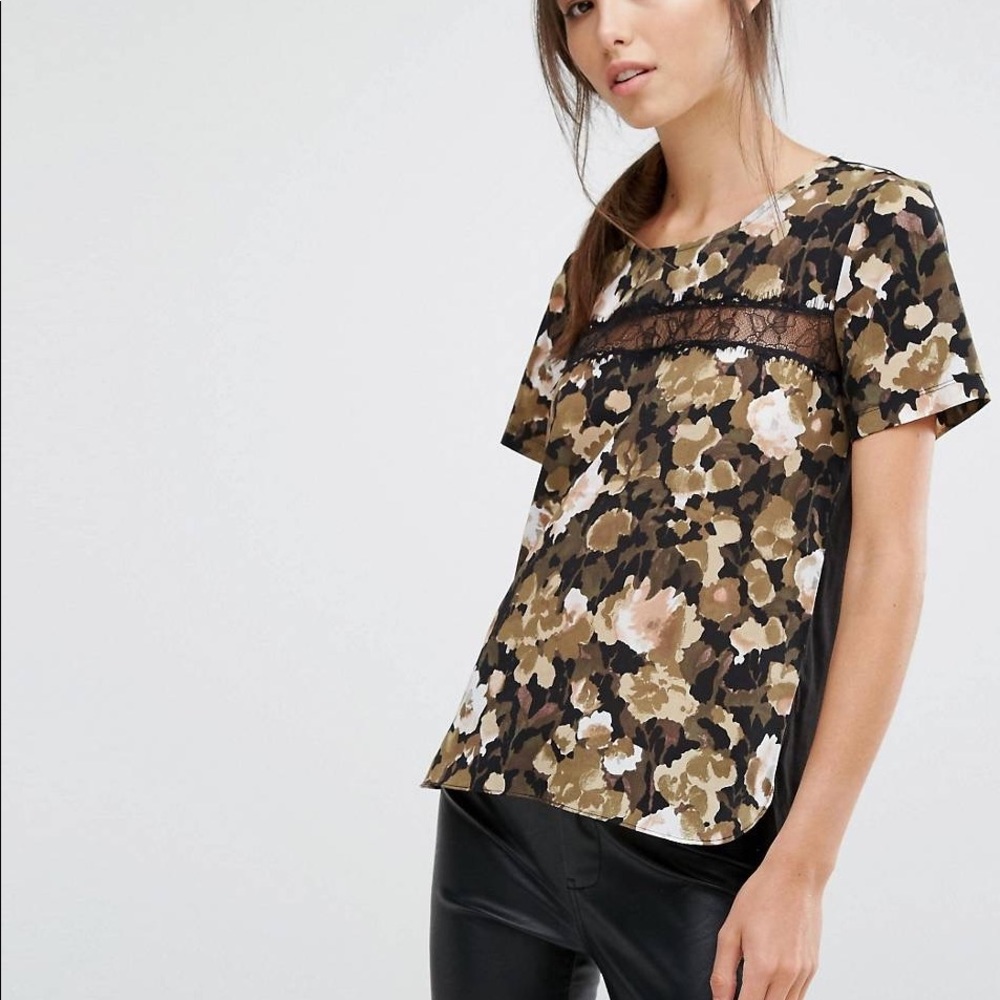 French Connection Women’s Adeline Dream Printed Top Size Small